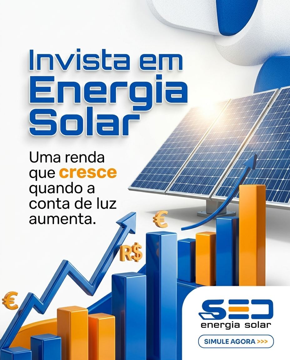 Invista em energia solar com a SED Solar - simule agora
